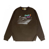 Gallery Dept Long Sleeved Shirt Fashion Brand Long Sleeve Long-Sleeved T-shirt Blouse