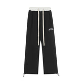 Men Sweatpants Exercise Casual Pants Men's Baggy Straight Trousers Drawstring Pants Feet Ankle Banded Pants Sweatpants