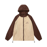 Men Jacket Coat Outdoor Hooded Jacket Men's Stitching Sun Protection Coat Shell Jacket