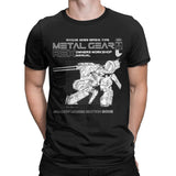 2024Metal Gear Solid Rex Manual T-Shirts Men Funny