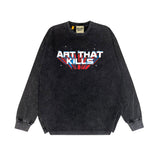 Gallery Dept Long Sleeved Shirt Long-Term Available  Vintage T Shirt Washed and Worn Retro Long-Sleeved T-shirt