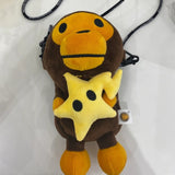 Children's monkey one shoulder oblique span small bag