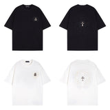 CHH Chrome Heart T Shirts Crowe T-Shirt Summer Short Sleeve Street Hip Hop