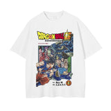 2024Men Dragon Ball Z T Shirt Anime Japanese Printed T-shirt