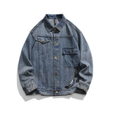 Unisex Jacket Autumn Vintage Denim Jacket