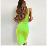 Women Dresses round Neck Slim Fit Sheath Long Dress (Bla0420)