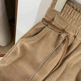 Women Sweatpants Autumn and Winter Straight Casual Pants Loose Wide-Leg Pants