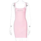 Women Dresses Sexy Suspenders Dress Spring Summer Slim-Fit