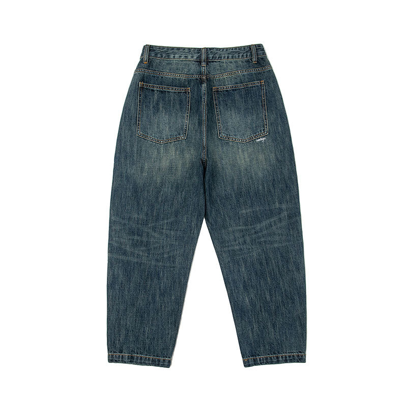 Men Jeans Vintage Denim Trousers for Men and Women