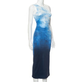 Women Dresses Spring round Neck Pleated Pullover Dress (Bla0420)