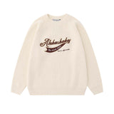 Unisex Sweater Autumn Affixed Cloth Embroidered