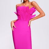 Women Evening Dress Christmas Dress Bandage One-Piece Dress