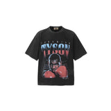 Mens T-shirts short sleeves vintage vintage washed old