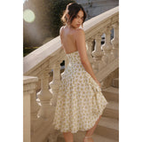 Women Dresses Long Skirt Backless Dress Spring Summer Skirt (Lbk0409)