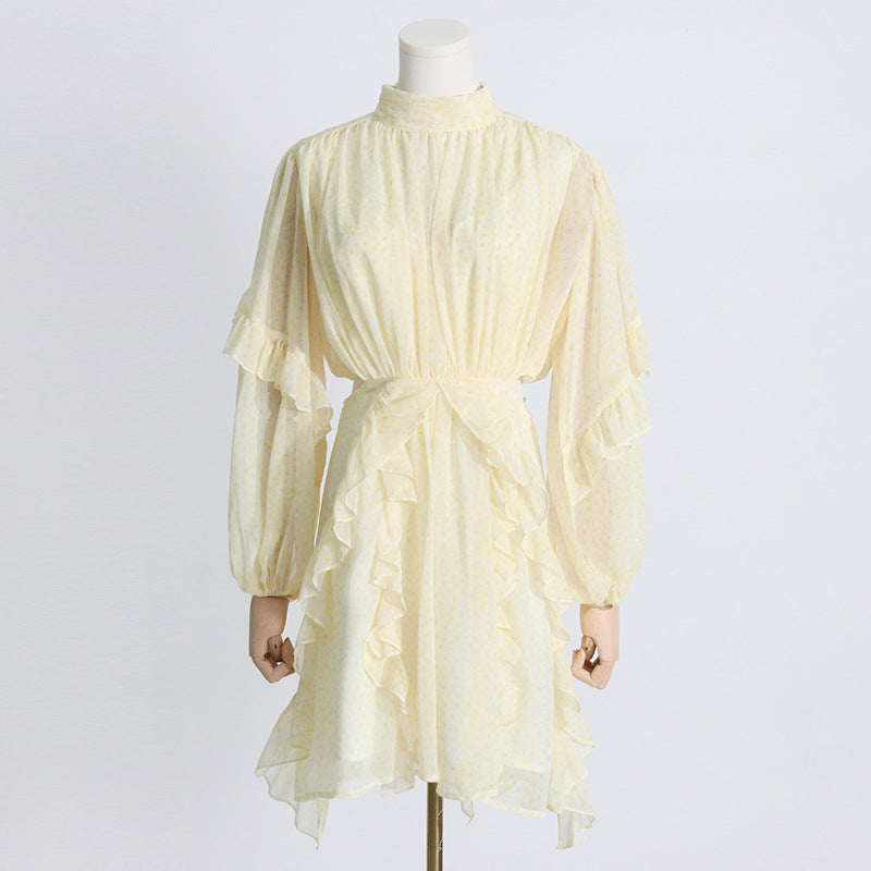 Women Dresses Spring Short Skirt (Qymy0409)