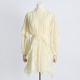 Women Dresses Spring Short Skirt (Qymy0409)