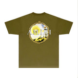Amiri T Shirts Fashion Brand T Shirt Short Sleeve T-shirt Blouse