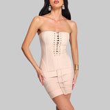 Women Evening Dress Sexy Sheath Bandage Dress