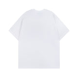 Men T Shirt Vintage Abstract Oil Painting Printed Short Sleeve T-shirt