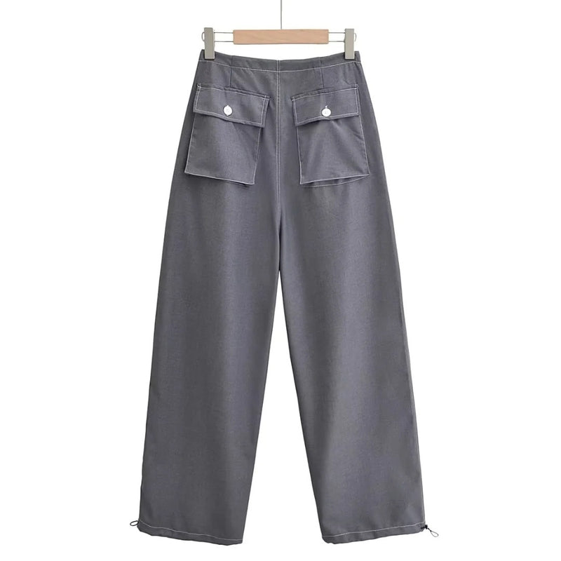 Women Sweatpants Spring Wide Leg Casual Trousers