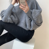 Women Winter Knitted Sweater Casual Style Sweater 8t3081