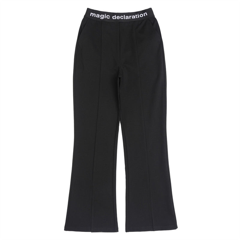 Women Pants Split Casual Pants Loose-Fitting Wide-Leg Trousers