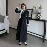 Women Dresses Bow Dress Autumn Dress