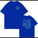 Spoiled By My Blue Collar Man T-Shirt Funny Blue Collar Shirt