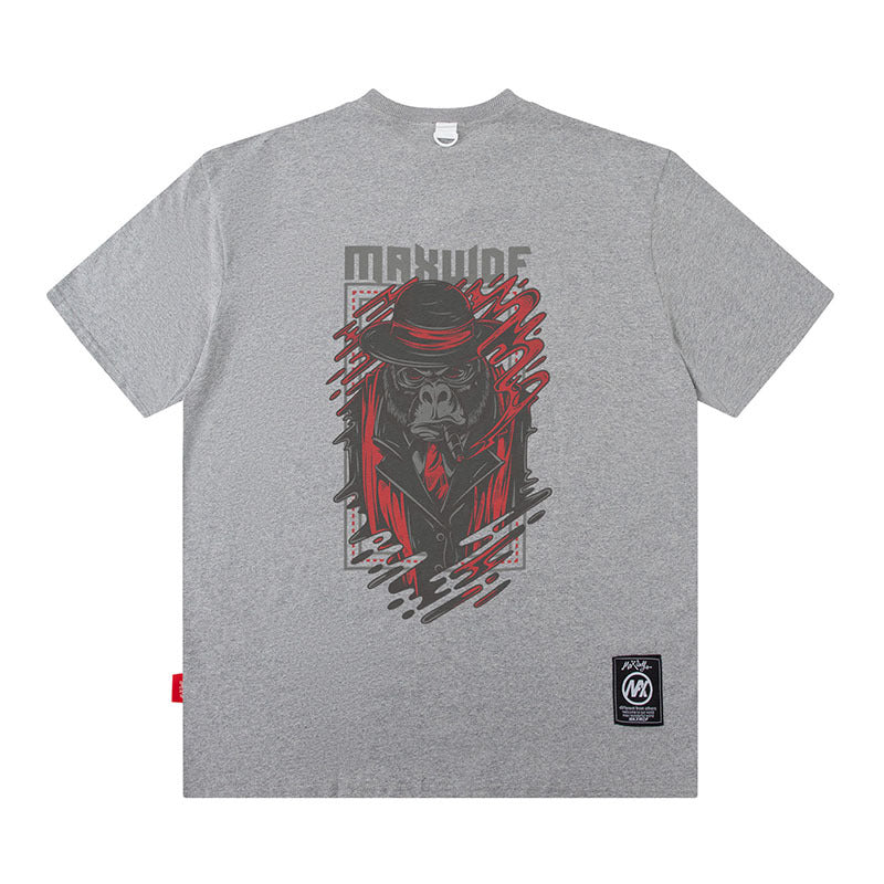 Men T Shirt Hip Hop Retro Couple Short Sleeve T-shirt