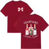 Champagne Social Club Shirt Champagne Social Club Drinking
