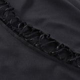 Women Dresses Short Skirt Sexy Sheath Hollow Dress (Bla0420)