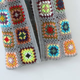 Women Sweater Knitwear Autumn Plaid Long Knitted Cardigan Sweater