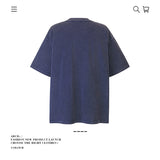 American vintage street T-shirt pure cotton retro men's and women's summer loose