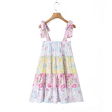Women Dresses Summer Lace-up Dress Sexy Skirt (Xds0414)