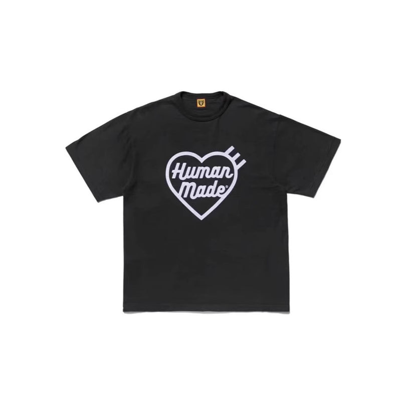 Men T-shirts Human Love Letter Bamboo Cotton Short Sleeve T-Shirt Loose