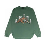 Amiri Long Sleeve Shirt Fashion Brand Long Sleeve Long-Sleeved T-shirt Blouse