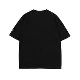 Men T Shirt Letter Graffiti Short Sleeve T-shirt