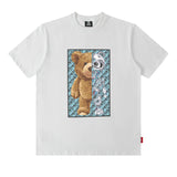 Men T Shirt Hiphop Couple Short Sleeve T-shirt Hip Hop Oversize Half Sleeve Tee
