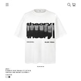 American vintage street T-shirt pure cotton retro men's and women's summer loose