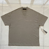 Fog Essentials T shirt Offset Logo V-neck loose T shirt