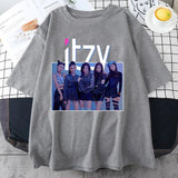 20242024 New Fashion Korean Graphic Printed T-Shirt Women's