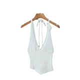 Women Tops Summer Knitted Vest