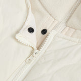 Unisex Winter Cotton Coat Stand Collar Coat Vest Vintage Corduroy Two-Piece Set