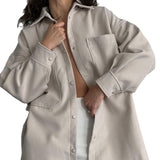 Women Trench Coat Winter Woolen Coat Women's Woolen Coat Loose