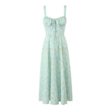 Women Dresses Summer Sling Dress Sexy Midi Dress (Xds0414)