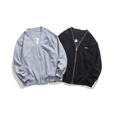 Unisex Jacket Cardigan Sweater Men's and Women's Jacket Boys Spring and Autumn Baggy Coat
