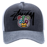 Stussy Hat Spring and Autumn Fashion Baseball Cap Breathable Retro Wash Printing