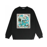 Amiri Long Sleeve Shirt Fashion Brand Long Sleeve Long-Sleeved T-shirt Blouse