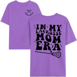 in My Lacrosse Mom Era T-Shirt, Funny Lacrosse Mom Shirt