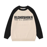 Unisex Sweater Autumn Jacquard Letter Sweater